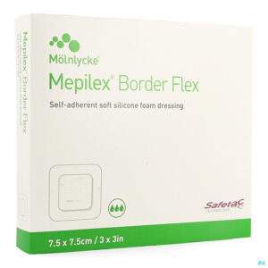 Packshot Mepilex Border Flex Verb 7,5x7,5cm 5 595250