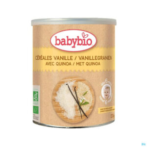 Packshot Babybio Vanillegranen Quinoa 6m 220g