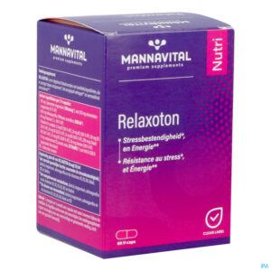 Packshot Mannavital Relaxoton Comp 60