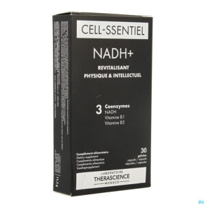 Packshot Nadh+ Cell-ssentiel Caps 30 Physiomance Phy358