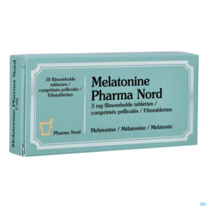 Packshot Melatonine Pharma Nord Filmomh Tabl10 X 3mg