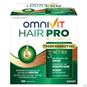 Packshot Omnivit Hair Pro Nutri Repair Comp 120