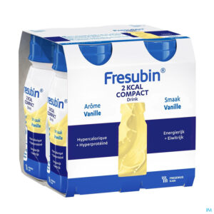 Packshot Fresubin 2kcal Compact Drink Vanille Fl 4x125ml