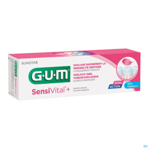 Packshot GUM® SensiVital® + Tandpasta 75ml