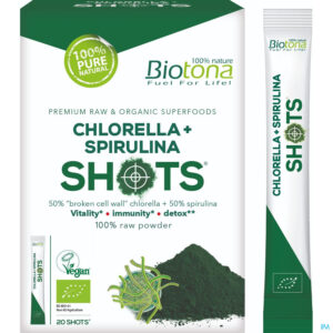 Packshot Biotona Chlorella + Spirulina Shots