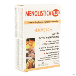 Packshot Menolistica Plus Caps 60 Holistica