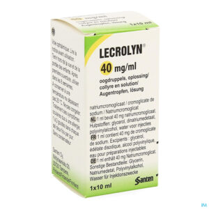 Packshot Lecrolyn 40mg/ml Oogdruppels 10ml