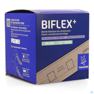 Packshot Thuasne Biflex 16+ Licht Ijkteken Beige 8cmx4m