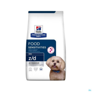 Packshot Prescription Diet Canine Z/d Mini 1kg