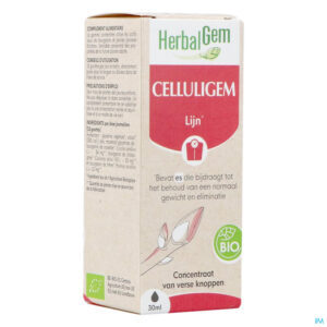 Packshot Herbalgem Celluligem Bio 30ml