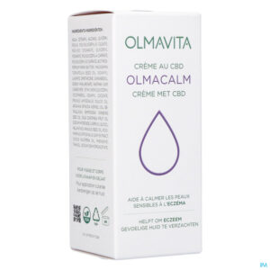 Packshot Olmacalm Creme Cbd Eczema 50ml