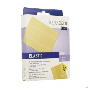Packshot Febelcare Plast Elastic Uncut 10x8cm 10