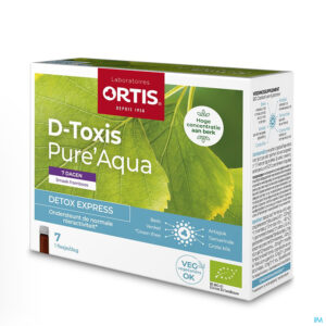 Packshot D Toxis Pure Aqua Framboos 7x15ml