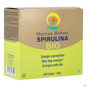 Packshot Marcus Rohrer Spirulina Comp 3x180 Bio