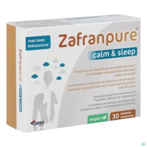 Packshot Zafranpure Calm & Sleep Comp 30