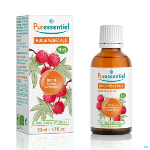 Productshot Puressentiel Plantaardige Olie Bio Ricinus 50ml
