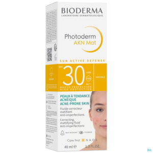 Packshot Bioderma Photoderm Akn Mat Ip30 Fluide Nf 40ml