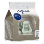 Packshot Difrax Fopspeen Dental 6+ M Uni/pure Groen/pistach