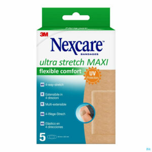 Packshot Nexcare Ultra Stretch Maxi Flex.comf. Pleisters 5