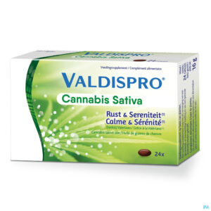 Packshot Valdispro Cannabis Sativa Caps 24
