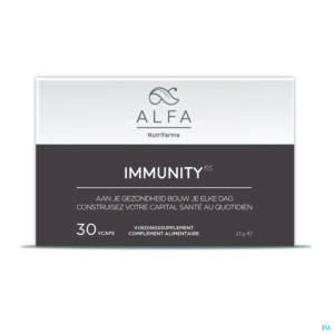 Packshot Alfa Immunity V-caps 30