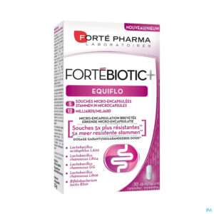 Packshot Fortebiotic+ Equiflo V-caps 30
