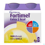 Packshot Fortimel Extra 2kcal Vanille 4x200ml