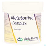 Packshot Melatonine Complex V-caps 90 Deba