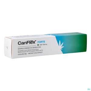 Packshot Canflex Forte Cbd Gel 100ml Cbx Medical