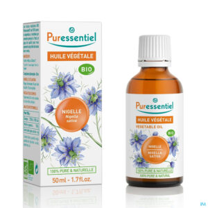 Productshot Puressentiel Plantaardige Olie Bio Zw. Comijn 50ml