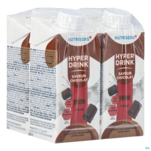 Packshot NUTRISENS HYPERDRINK HP/HC 2KCAL CHOCO 4