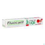 Packshot Fluocaril Tandpasta Junior Rood Fruit 75ml Nf