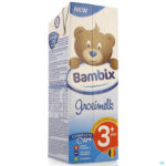 Packshot Bambix Groeimelk Natuur 3+ 1l