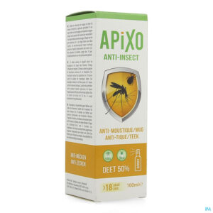 Packshot Apixo A/insect Deet 50% Spray 100ml