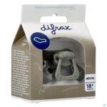 Packshot Difrax Fopspeen Dental 18+ M Uni/pure Grijs/clay