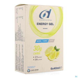 Packshot 6d Sixd Energy Gel Lemon 6x40ml