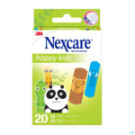 Packshot Nexcare 3m Happy Kids Dieren Pleister 20 N0920an