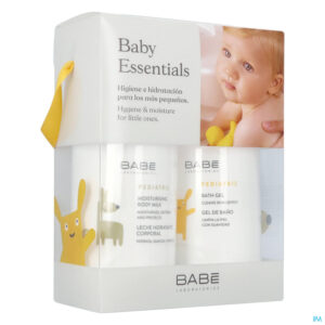 Packshot BabÉ Pediatric Kadobox Gel+melk 2 Prod.