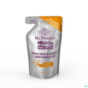 Productshot Ma Provence Vloeiebare Zeep Oranje Refill 250ml