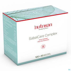 Packshot Sabalcare Complex Softgels 120+30 Gratuit Nutrisan