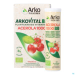 Productshot Arkovital Acerola 1000 Bio Kauwtabl 30