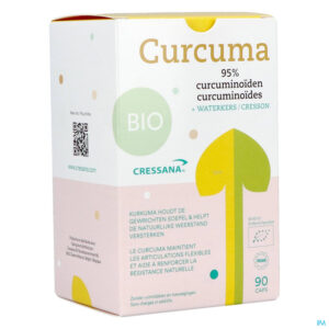 Packshot Cressana Bio Curcuma Caps 90