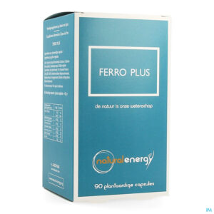 Packshot Ferro Plus Caps 90 Natural Energy Labophar
