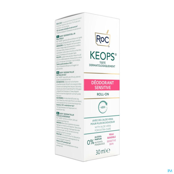 Packshot Roc Keops Deo Sensitive Skin Roll-on 30ml
