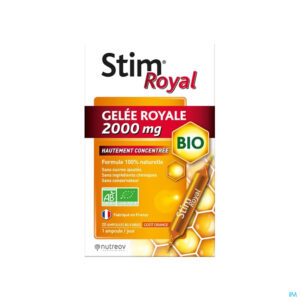 Packshot Stim Royal Gelee Royale Bio 2000mg Amp 20