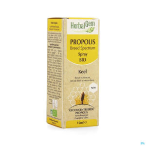 Packshot Herbalgem Propolis Breed Spectrum Bio Spray 15ml
