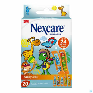 Packshot Nexcare 3m Happy Kids Strips 20 N0920nlw