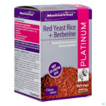 Packshot Mannavital Red Yeast Rice+berberine Plat.v-caps 60