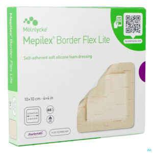 Packshot Mepilex Border Flex Lite 10cmx10cm 5 581300