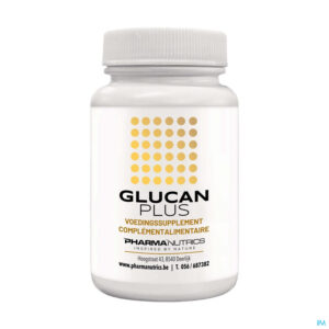 Packshot Glucan Plus Actief Weerst. V-caps 90 Pharmanutrics
